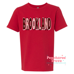 School Dots Tee- Brookland Bearcats