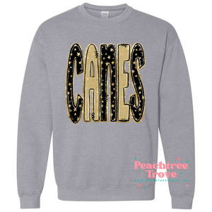 Mascot with Stars Sweatshirt- CANES