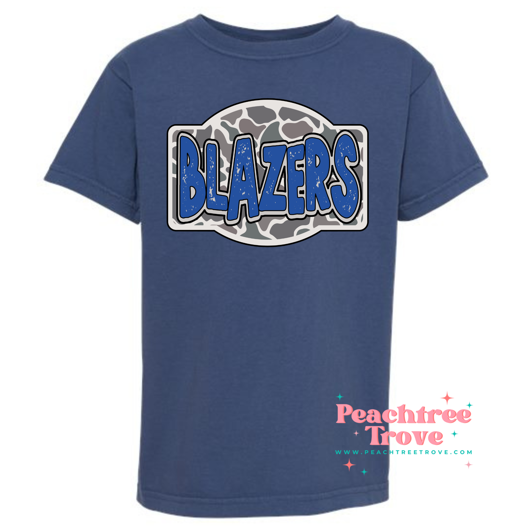 Camo Mascot Tee- Valley View Blazers