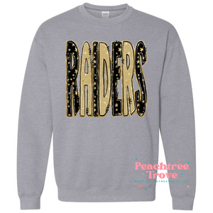 Mascot with Stars Sweatshirt- RAIDERS