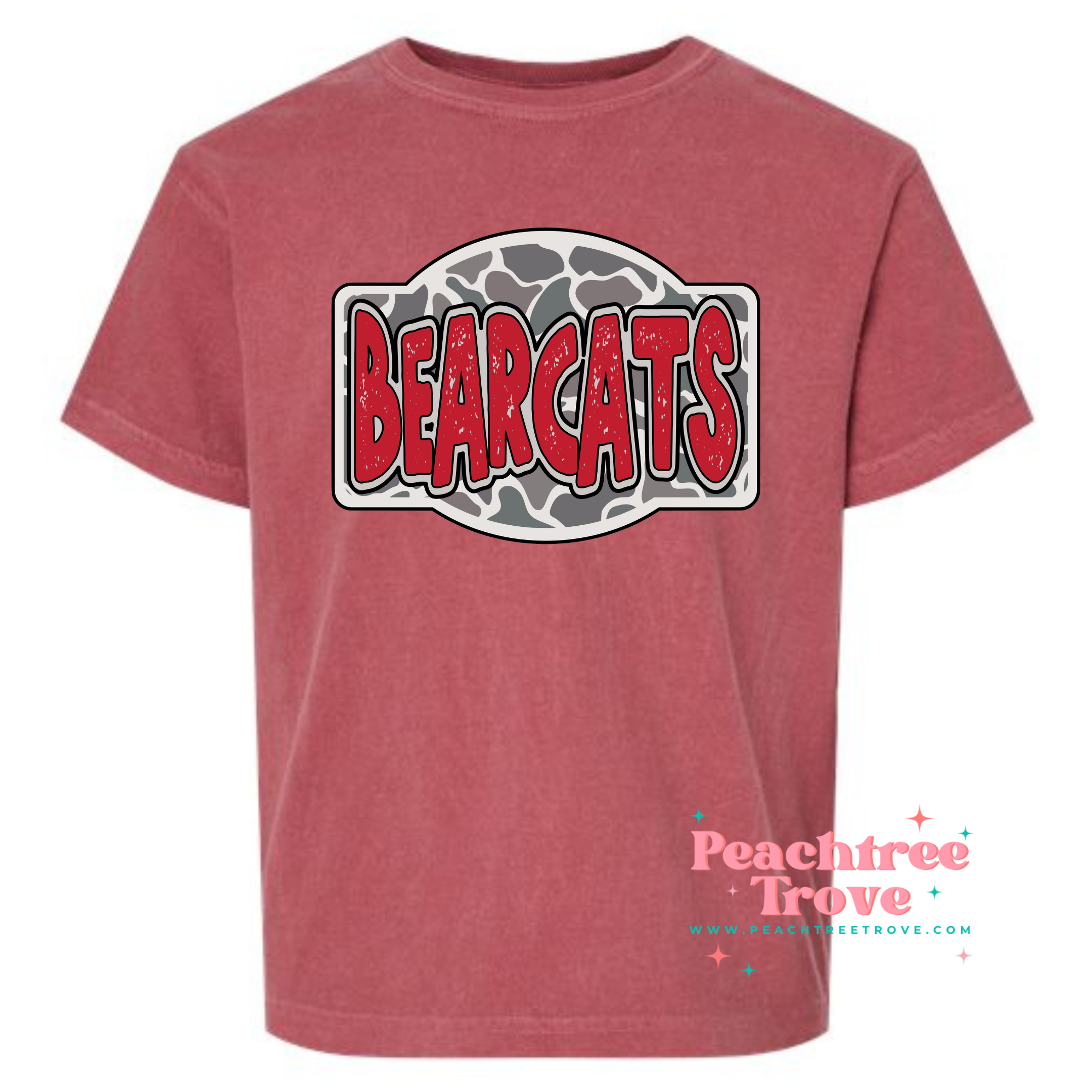 Camo Mascot Tee- Brookland Bearcats