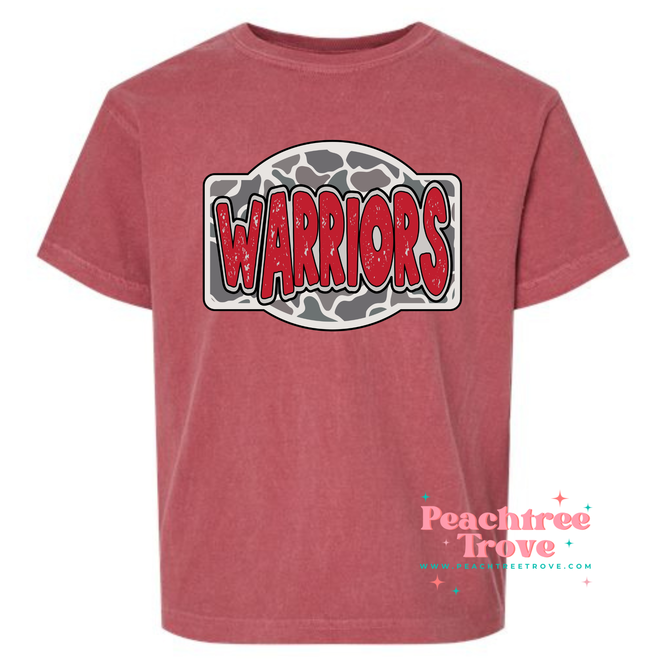 Camo Mascot Tee- Westside Warriors