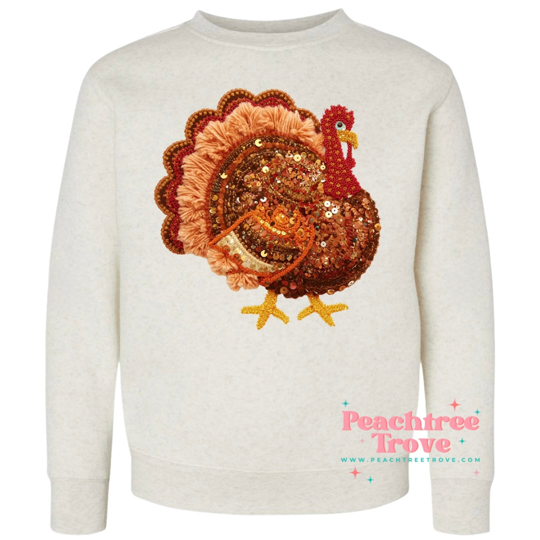 Fancy Turkey Sweatshirt- Toddler-Adult