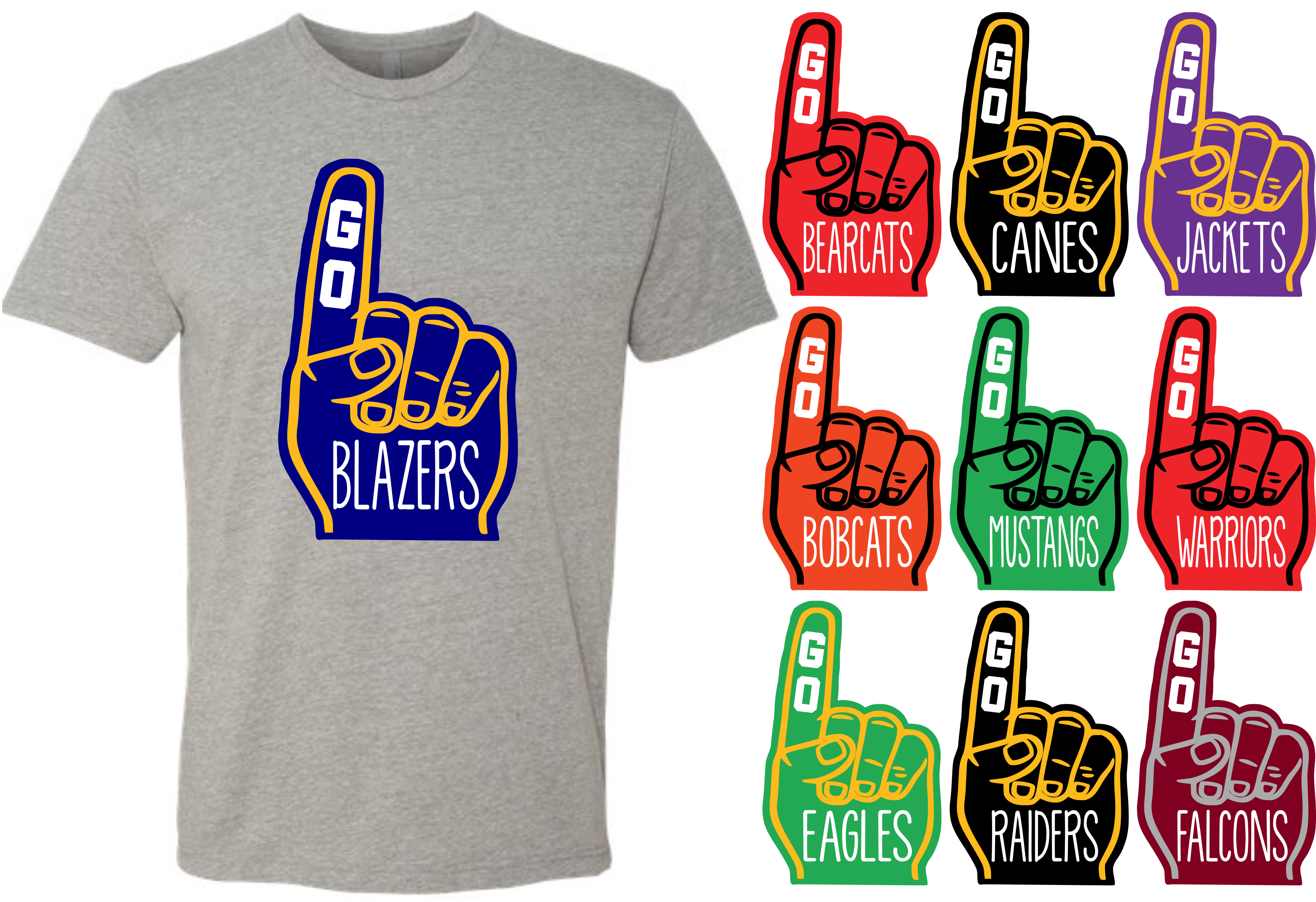 *PREORDER* Foam Finger Mascot Tee